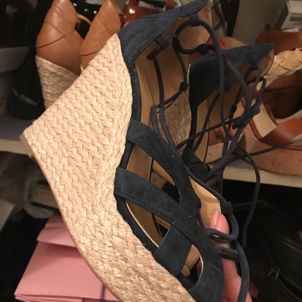 Michael kors wedge new. Navy blue